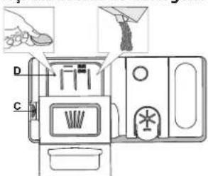 WHIRLPOOL AKZ9S 8220 IX - UMPLEREA DOZATORULUI DE DETERGENT - 1
