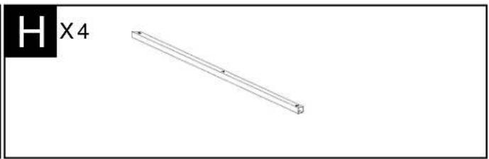 Sojag Messina - Assembly Manual / Guide d'assemblage / Manual de ensamblaje / Montageanleitung - 40