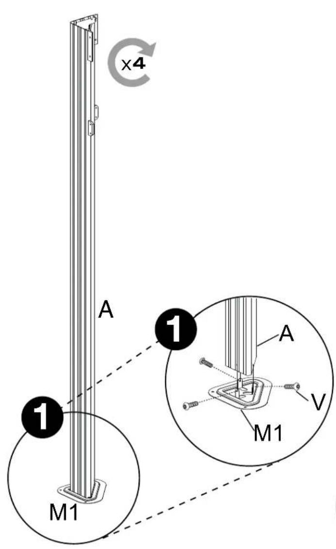 Sojag Messina - Assembly Manual / Guide d'assemblage / Manual de ensamblaje / Montageanleitung - 75