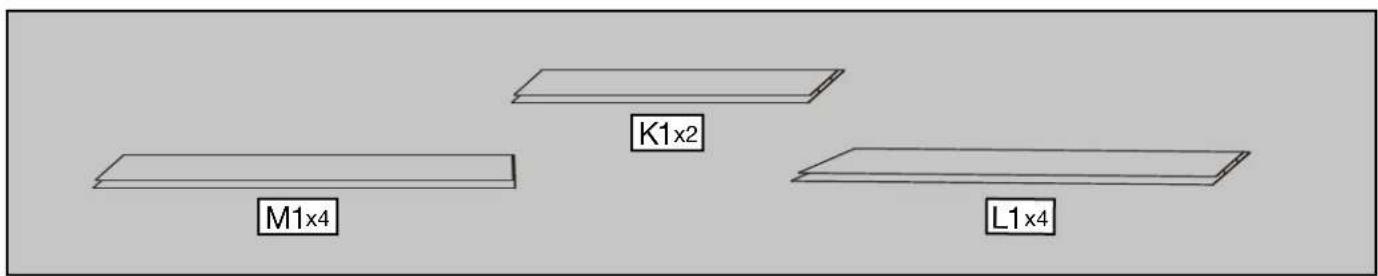 M1x4 K1x2 L1x4