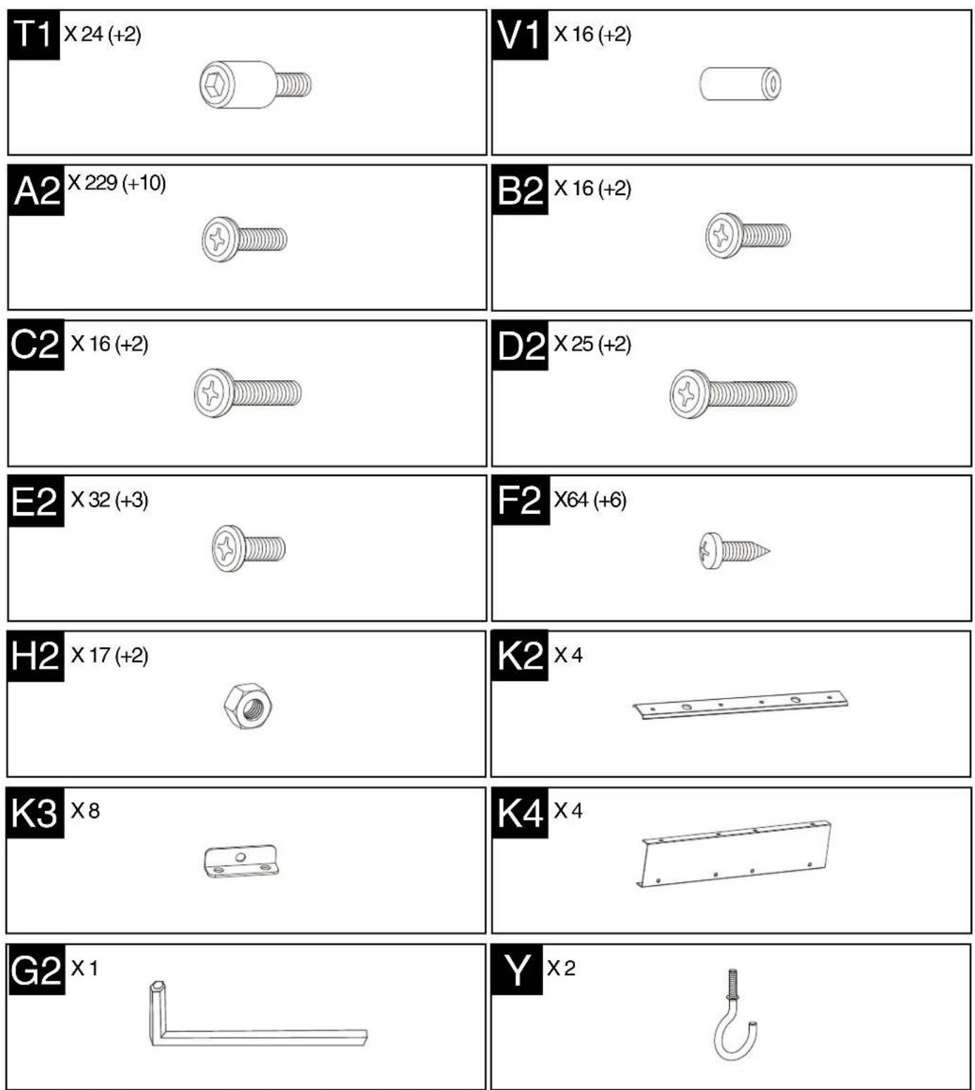 Sojag Castel - Assembly Manual / Guide d'assemblage / Manual de ensamblaje / 조립 설명서 / Montageanleitung - 9