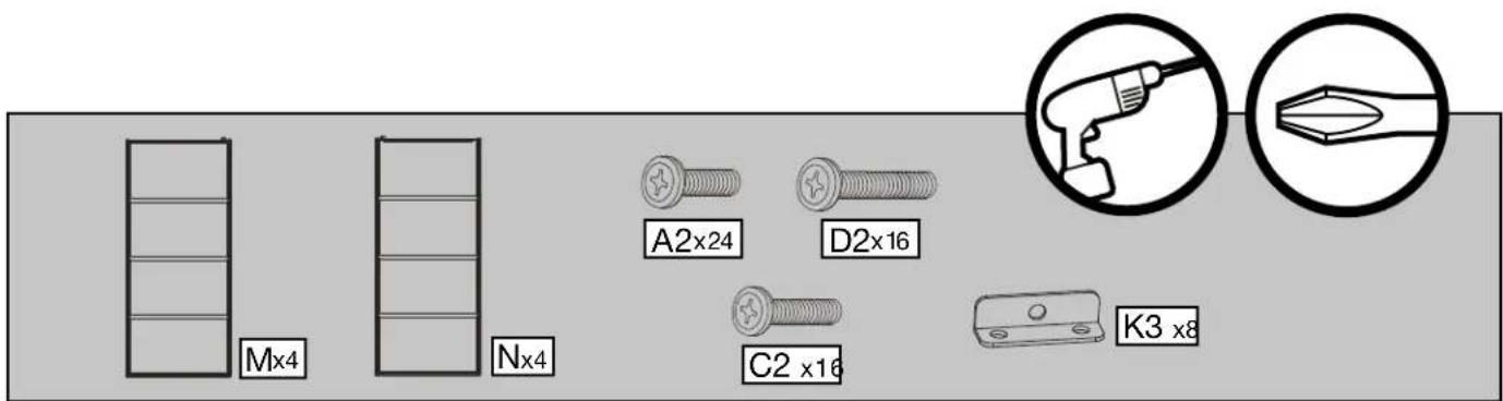 Mx4 Nx4 A2x24 D2x16 C2 x16 K3 x8