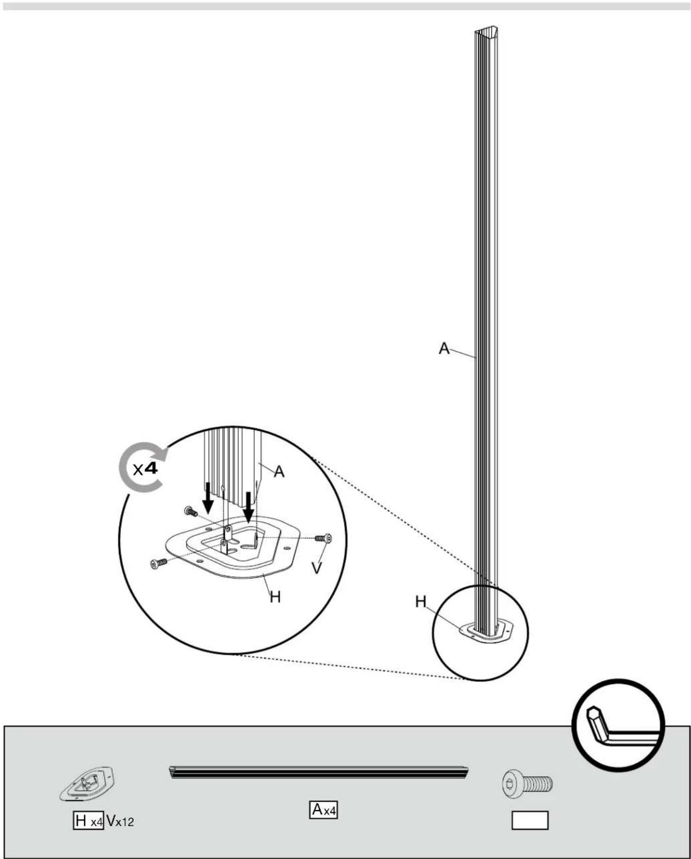 Sojag Ventura - Assembly Manual / Guide d'assemblage / Manual de ensamblaje /조ignon ↘ Montageanleitung - 36
