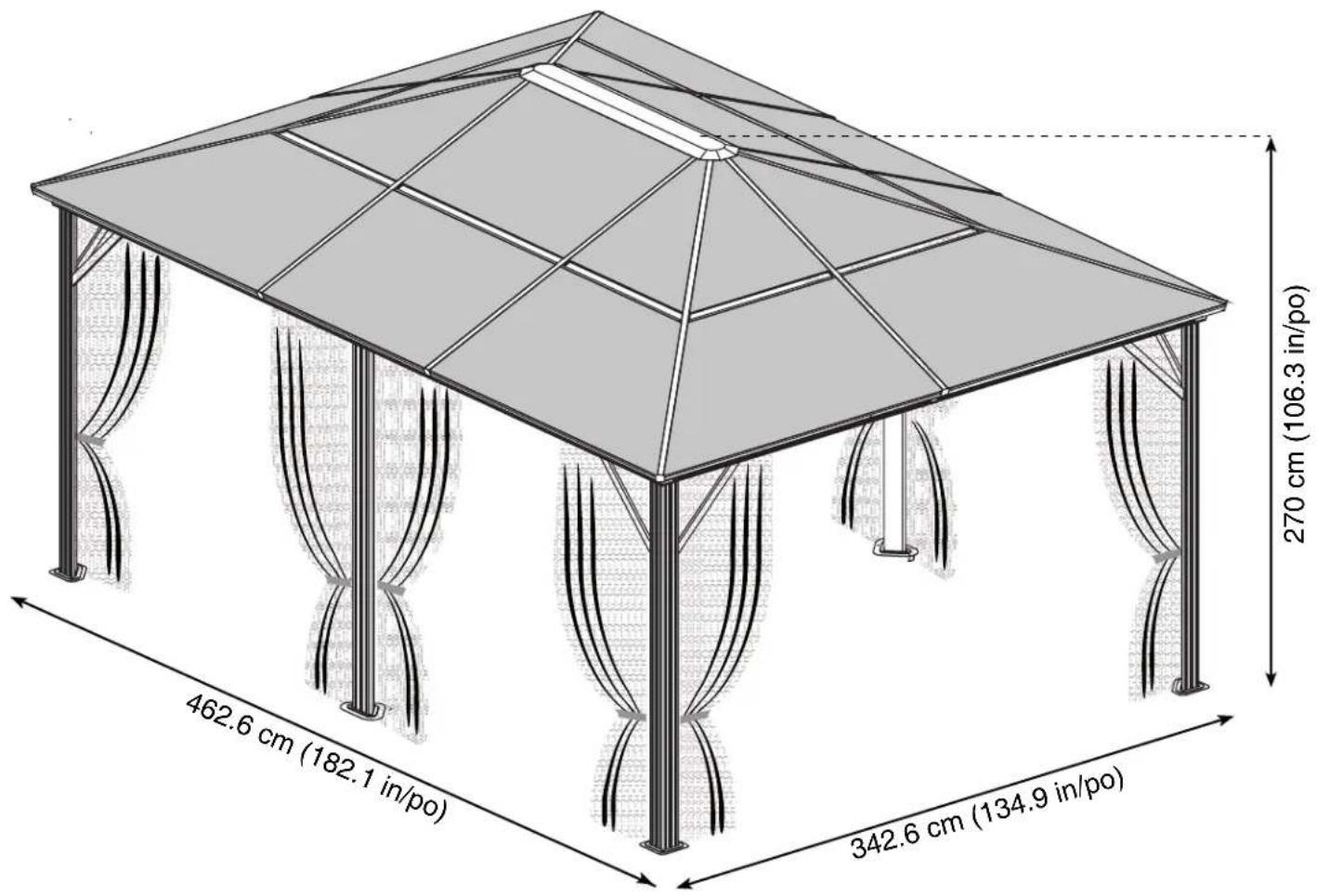 Sojag Meridien - Assembly Manual / Guide d'assemblage / Manual de ensamblaje //조립 설명서 Montageanleitung - 1