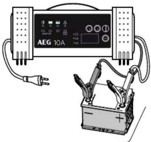 AEG LT10 - Connecting the device - 1