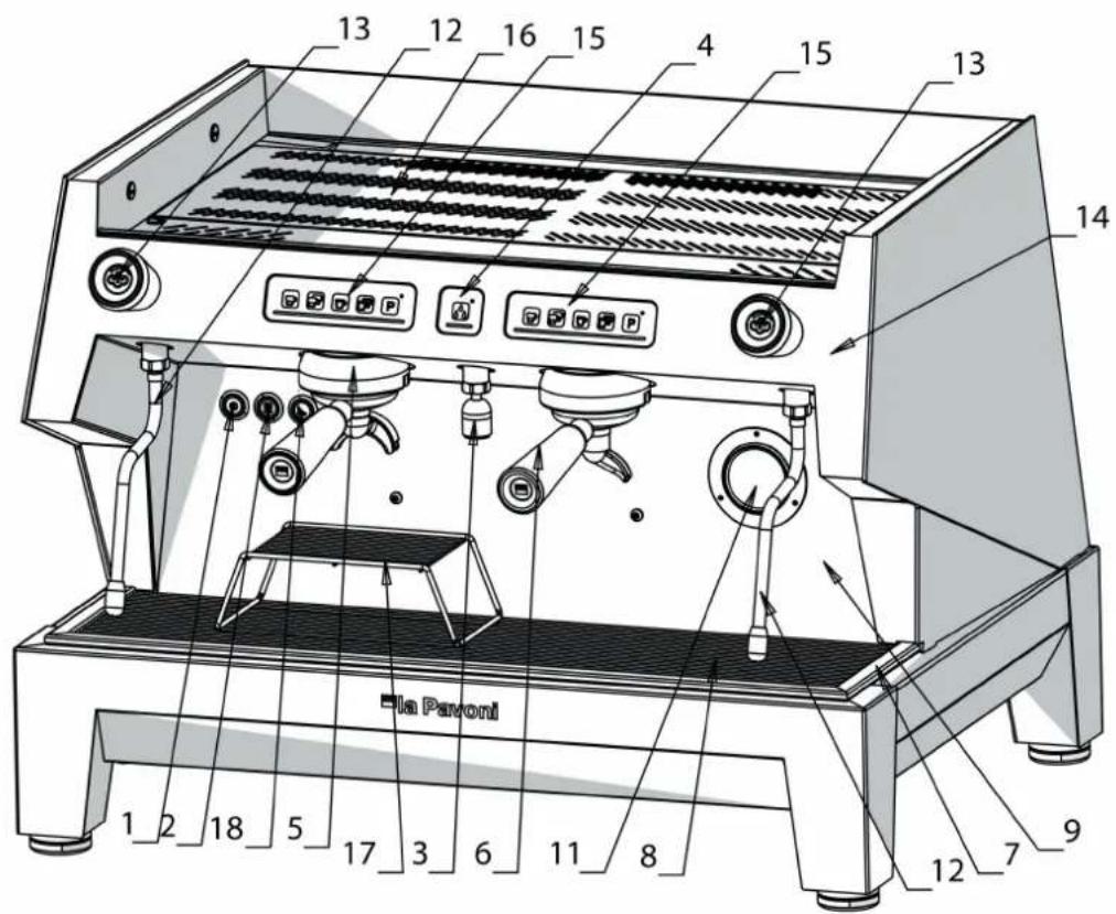 LA PAVONI Bar T 2V - 1