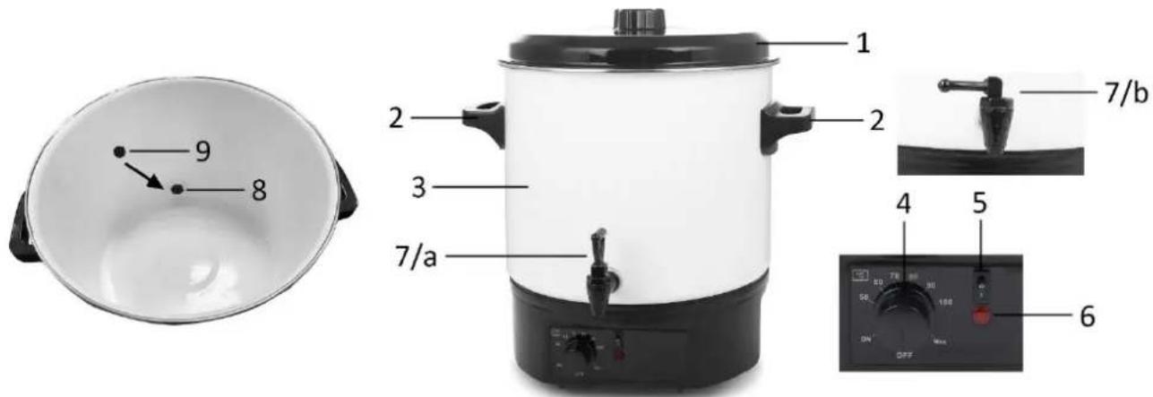 Emerio FOP-110066 - PARTS DESCRIPTION - 1