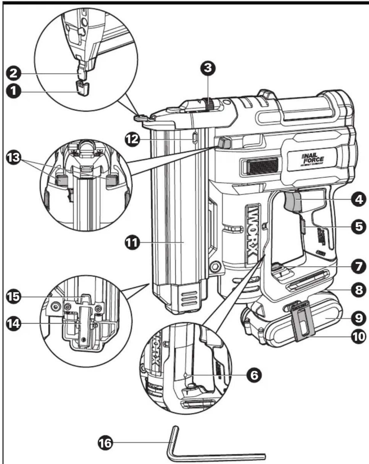 WORX WX840.9 - 1