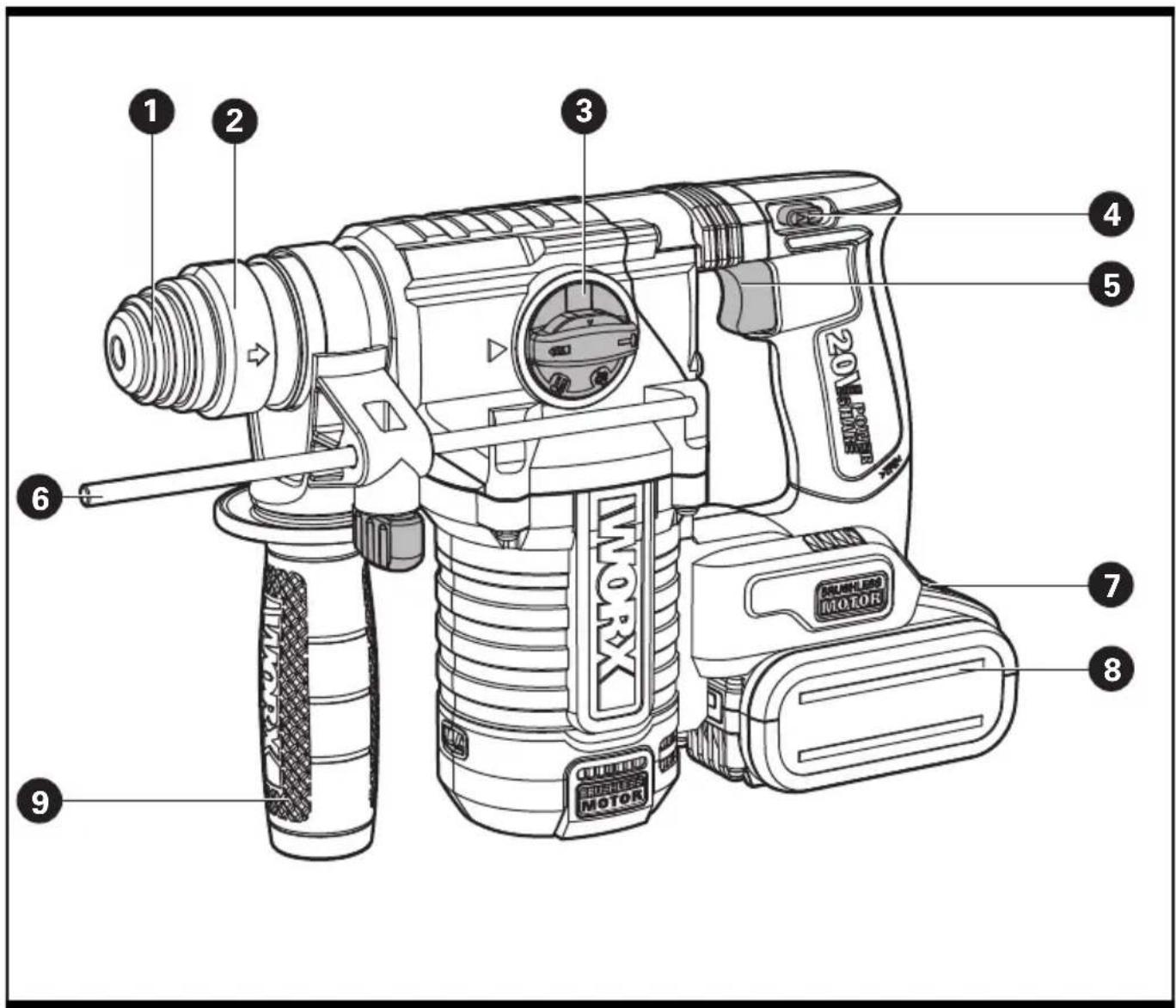 WORX WX380 - 1