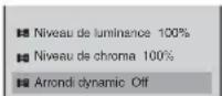 SONY AWS-G500 - Adoucir l'affichage de dégradé des signaux d'entrée SDI (Si un module d'interface numérique en série ou numérique en série HD est utilisé) - 1