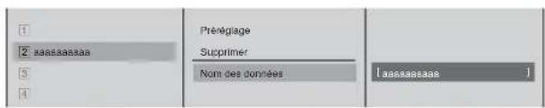 1 2 aasaasaaa 3 4 Préaglage Supprimer Nom des données [aasaasaaa]
