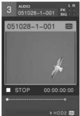 3 AUDIO 051028-1-001 PK SIG 051028-1-001 STOP 00:00:00:00 HDD2