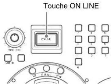Touche ON LINE ON LINE 7 0 9 2 5 6 1 2 3 0 NEW LINE GND B SW L E C T N/W