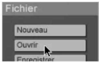 Fichier Nouveau Ouvrir Enregistrer