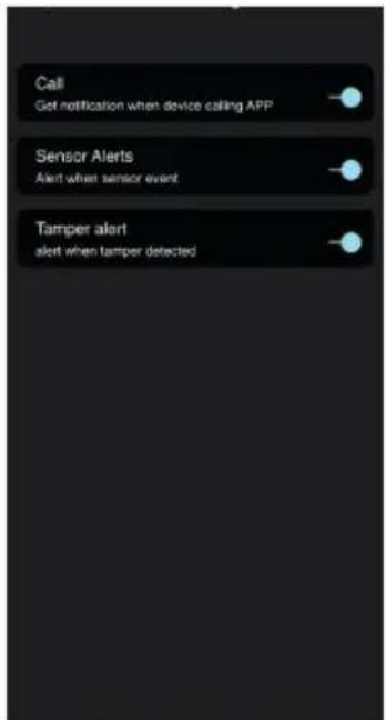 Vimar K40980 - d) Configuration des notifications - 1