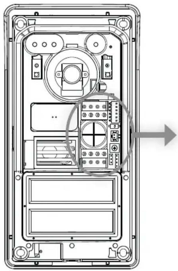 Vimar K40980 - Branchement et configuration du poste extérieur - 1