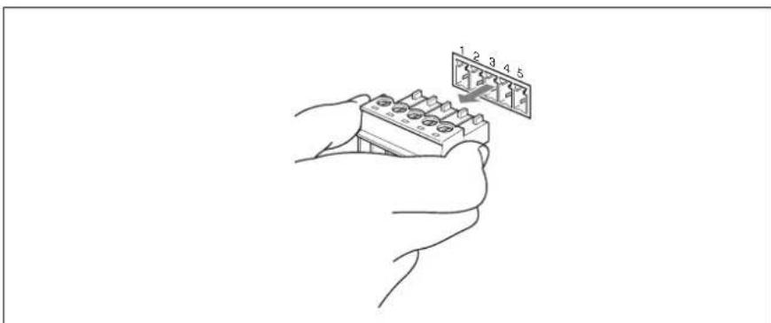 SONY BRS-200 - Pour-retirer la fiche de connecteur - 1