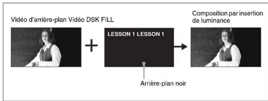 SONY BRS-200 - Composition d'une video à l'aide de l'insertion de luminance - 1