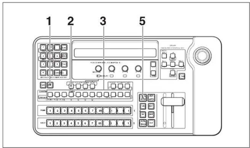 SONY BRS-200 - Opération de base de la composition par insertion en aval - 2