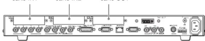 SONY BRS-200 - Cartes d'interface et fentes pour carte disponibles - 1
