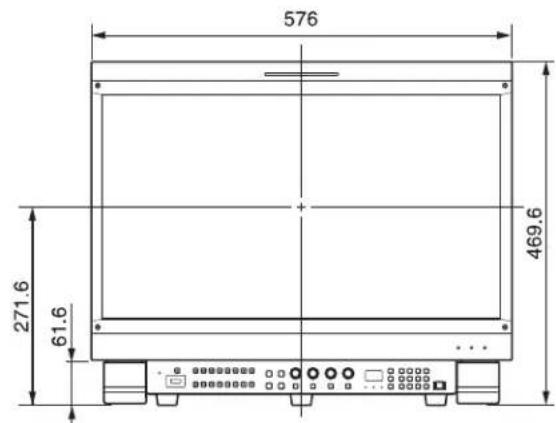 SONY BKM-38H - 尺寸 - 1