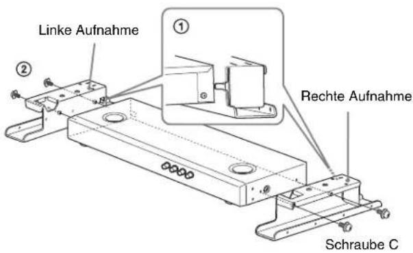 SONY BKM-38H - Anbau eines Steuergeräts am Ständer - 1