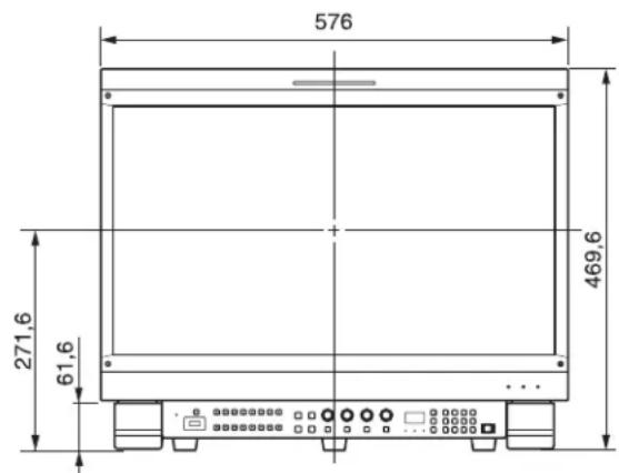 SONY BKM-38H - Dimensioni - 1