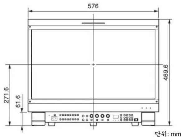 SONY BKM-38H - 치수 - 1