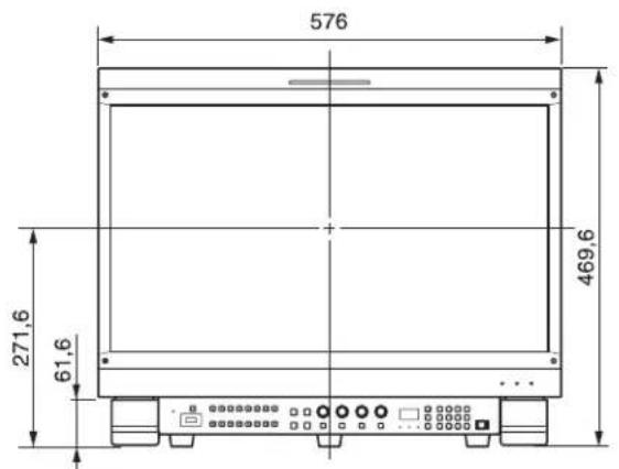 SONY BKM-38H - Abmessungen - 1