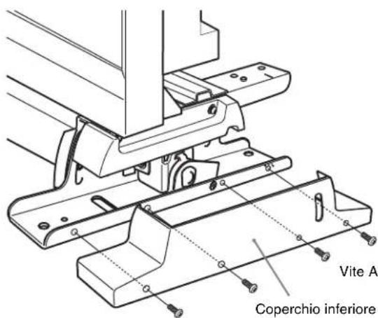 SONY BKM-37H - Quando l'unità inclinabile è fissata - 1