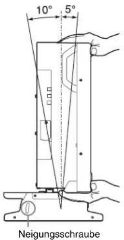 SONY BKM-37H - Monitorneigung einstellen - 1