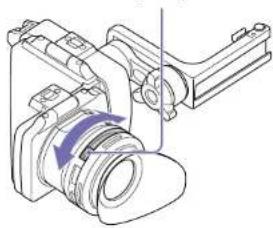 SONY CBK-FS7BK - Ajustement de la mise au point dans le viseur - 1