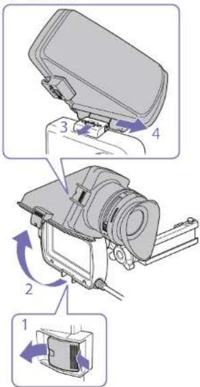 SONY CBK-FS7BK - Pour détacher le miroir du viseur - 1