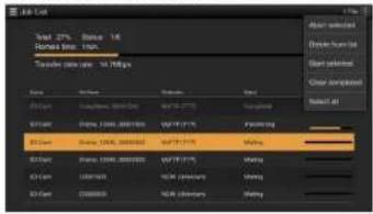 SONY CBK-FS7BK - Vérification du téléchargement en amont de fichiers (Job List) - 1