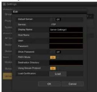 SONY CBK-FS7BK - Inscription d'un serveur pour le téléchargement en amont - 1