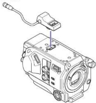 SONY CBK-FS7BK - Raccordement de l'adaptateur de poignée et de la plaque supérieure - 2