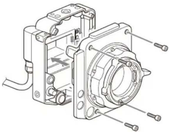 SONY CBK-3620XS - Conecte el bloque del generador de imágenes, extraído en el paso 1, al adaptador del bloque del generador de imágenes. - 1