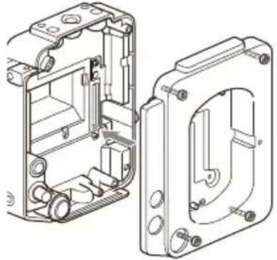 SONY CBK-3620XS - Fixez le capuchon de protection à l'adaptateur de bloc d'imageur. - 1