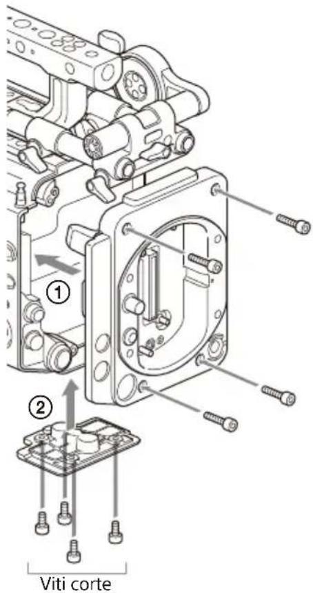 SONY CBK-3620XS - Montare il blocco imager rimosso al passo 1 sull'adattatore del blocco imager. - 2