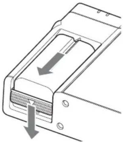 SONY DWA-F01D - Retrait de la batterie - 1