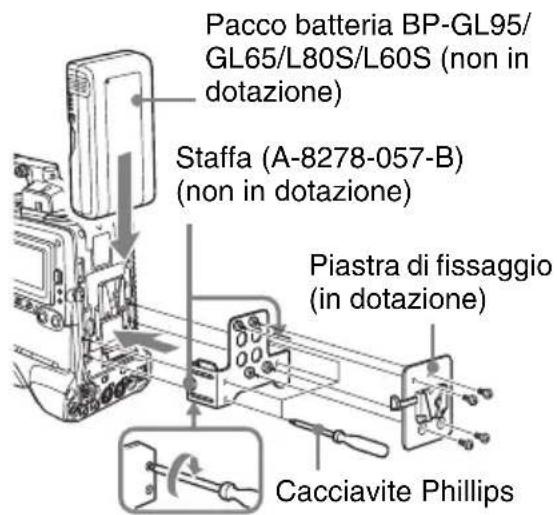 SONY DWA-01D - Montaggio/rimozione dal camcorder - 1