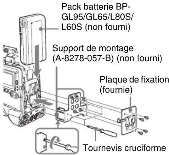 SONY DWA-01D - Fixation/retrait du caméscope - 1