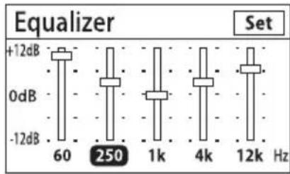 SONY DWZ-M50 - Configuration de l'égaliseur - 1
