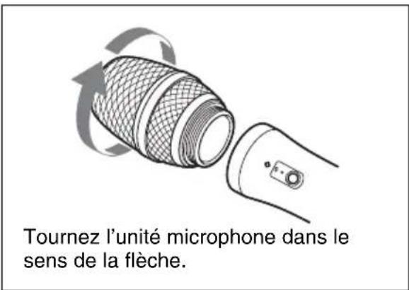 SONY DWZ-M50 - Retrait de l'unité microphone - 1