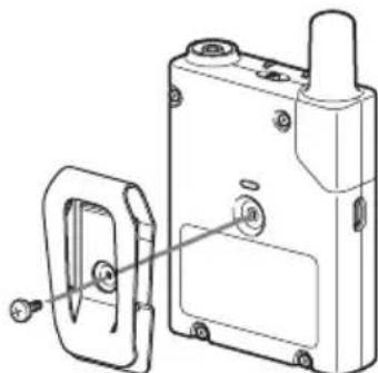 SONY DWZ-M50 - Fixation de la pince de ceinture - 1