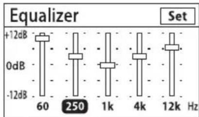 SONY DWZ-B50GB - Configuration de l'égaliseur - 1