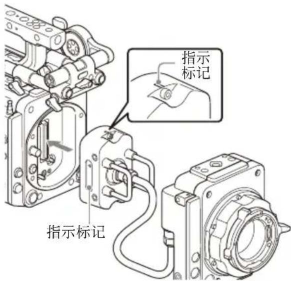 SONY CBK-3610XS - 将成像器块适配器接收器安装到摄像机机身适配器。 - 1