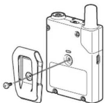 SONY DWZ-B50I - Fixation de la pince de ceinture - 1
