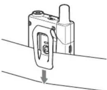 SONY DWZ-B50I - Fixation de la pince de ceinture - 2