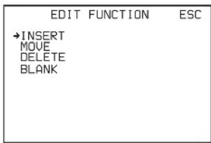 SONY CA4000 - Si la page CONTENTS s'affiche, tournez le bouton de commande de menu jusqu'à ce que le curseur → pointe sur l'un des éléments parmi USER 1 EDIT à USER 19 EDIT, puis poussez le bouton pour sélectionner la page. - 2